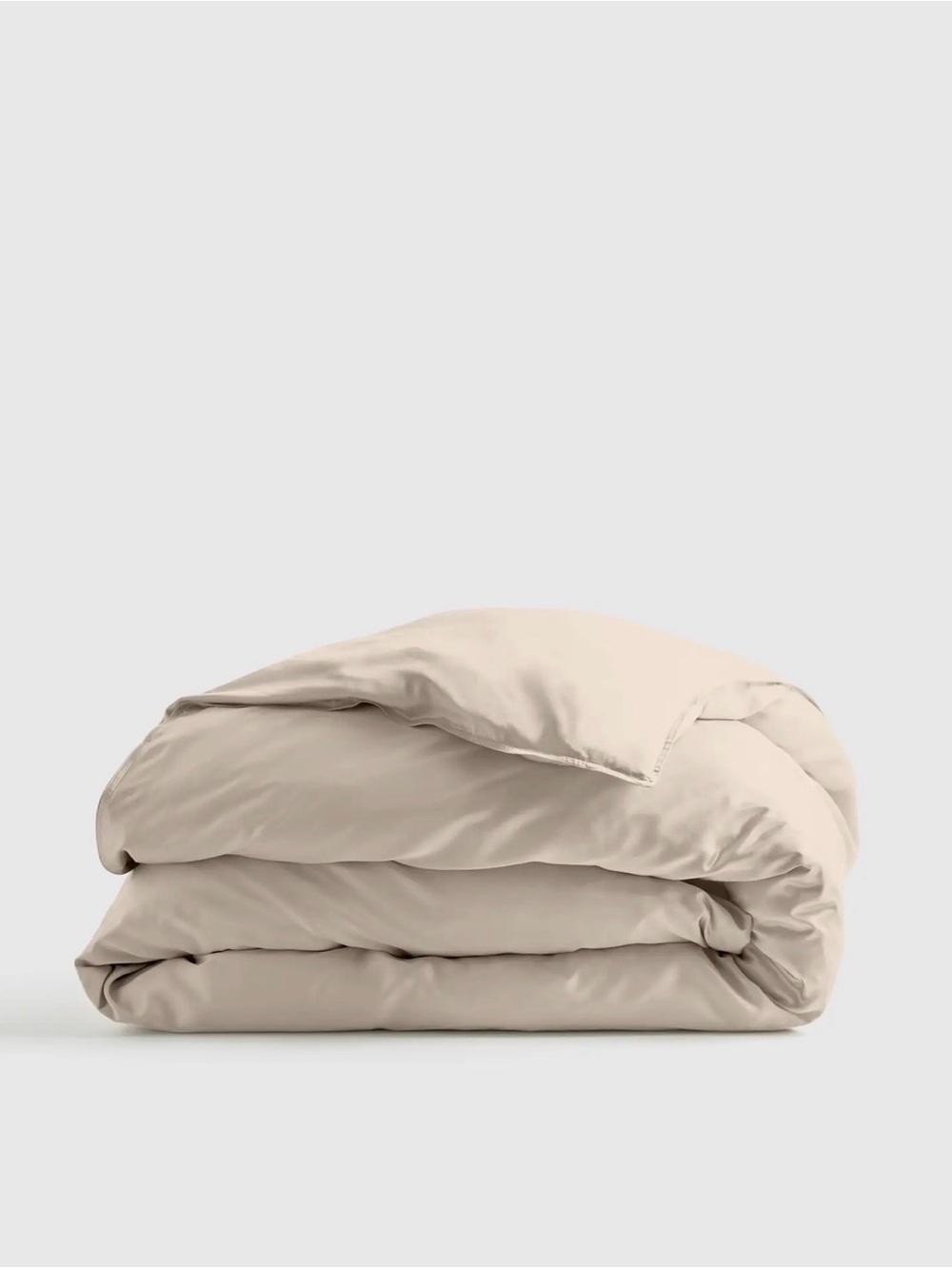 Quince Bamboo Duvet Cover in Sand Full/Queen